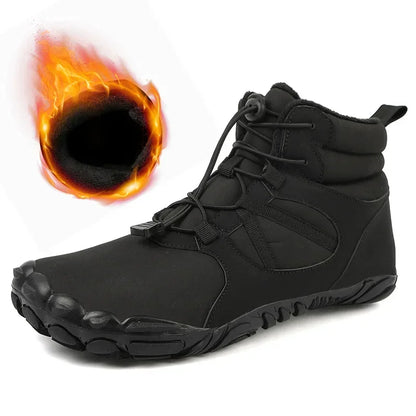 Winter Barefoot Boots Waterproof Mens Sneakers Keep Warm Men Casual Shoes Anti-slip Snow Boots Plus Size 47 Zapatos Para Hombres