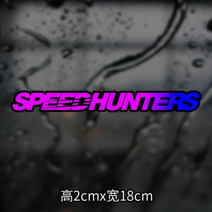 1PC Speedhunters Motorcyle Stickers Waterproof for Motorbike Front Fairing Fuel Tank Electric Scooter Body Decals Decoration