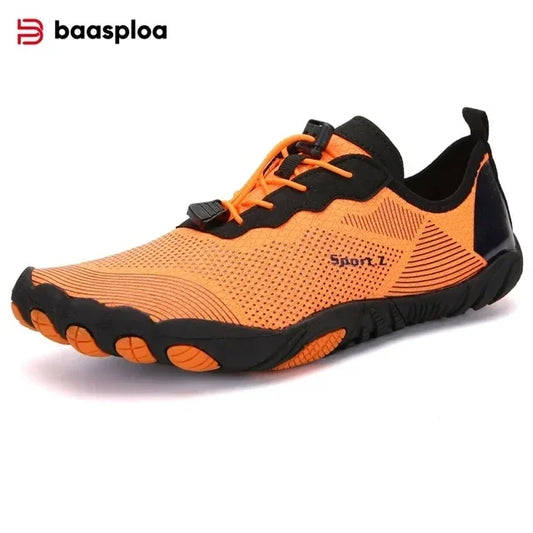 Baasploa Men Water Shoes 2025 Quick-Drying Breathable Lightweight Aqua Shoes Male Summer Beach Upstream Non-Slip Sneakers