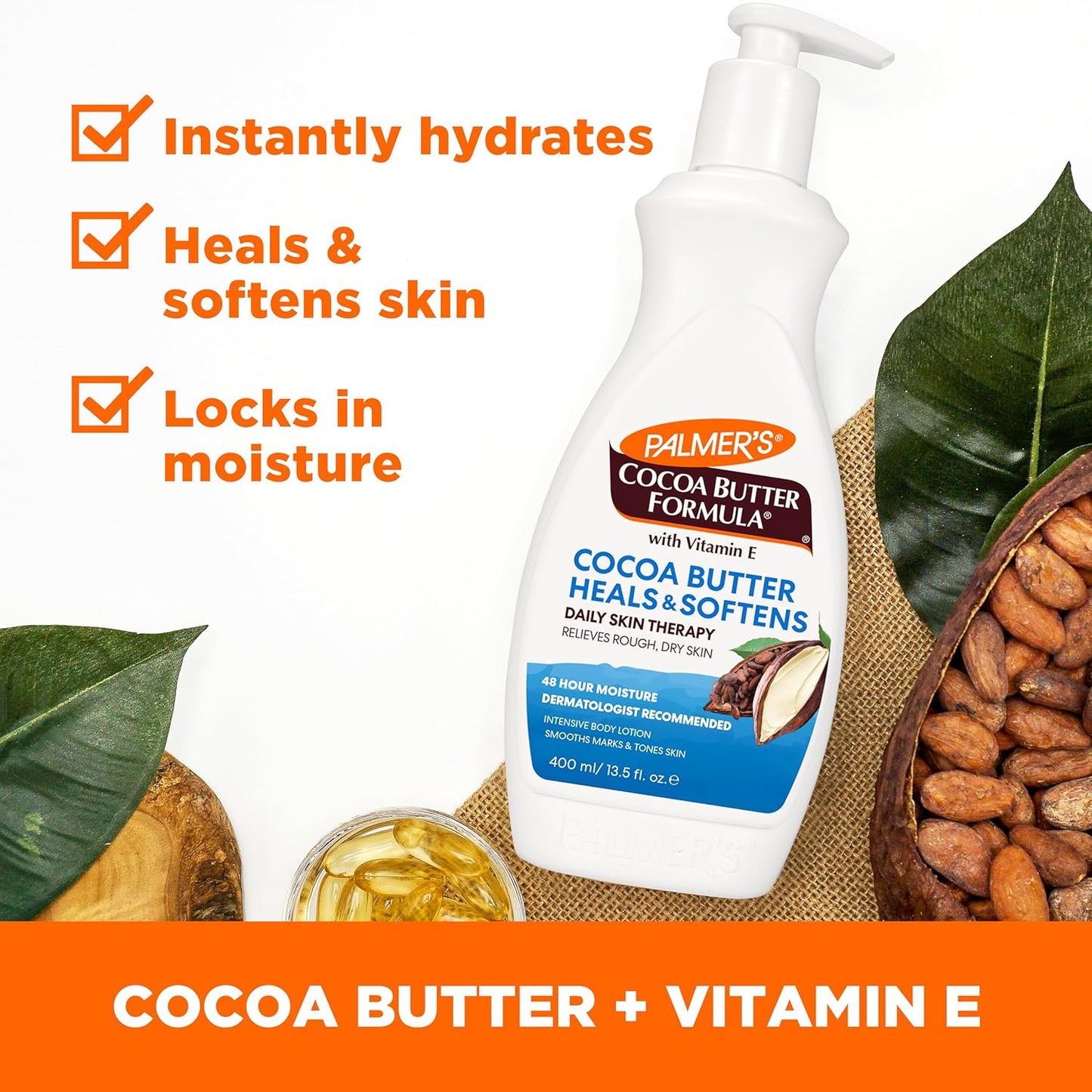 Cacao Manteca Fórmula Hidratante Loción 400 Ml