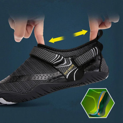Unisex  Aqua Shoes Quick Dry Beach Shoes Men Breathable Sneakers Barefoot Upstream Water Shoes Women Swimming Sport Shoe