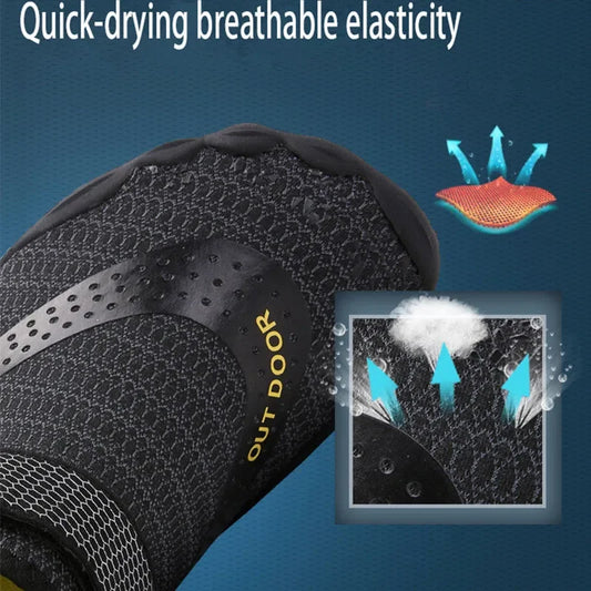 Unisex  Aqua Shoes Quick Dry Beach Shoes Men Breathable Sneakers Barefoot Upstream Water Shoes Women Swimming Sport Shoe