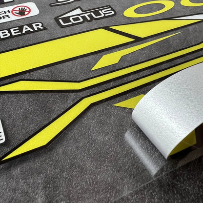 Refelctive Helmet Sticker Visor Windshield Glass Lens WatertightDecals Racing Motorcycle Accessories Car Bike For SHOEIs HJC KYT