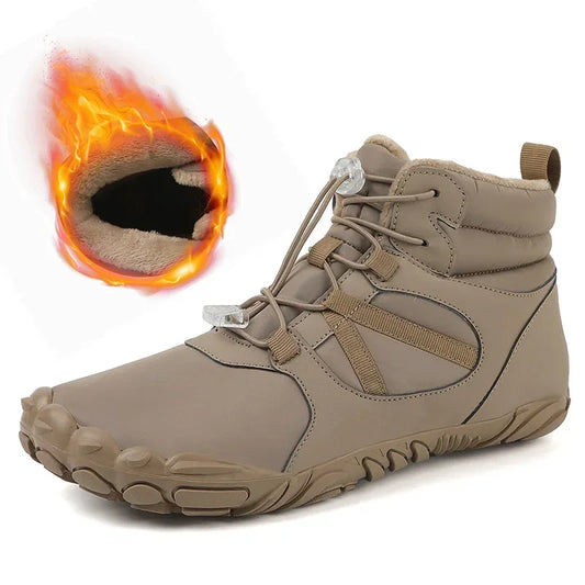 Winter Barefoot Boots Waterproof Mens Sneakers Keep Warm Men Casual Shoes Anti-slip Snow Boots Plus Size 47 Zapatos Para Hombres