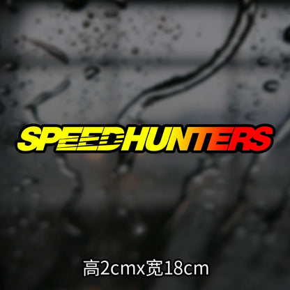 1PC Speedhunters Motorcyle Stickers Waterproof for Motorbike Front Fairing Fuel Tank Electric Scooter Body Decals Decoration