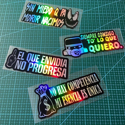 1PC Inspirational Motto Creative Waterproof Motorcycle Stickers for Motorbike Fuel Tank Fairing Scooter Laptop Vinyl Decals