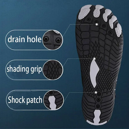 Unisex  Aqua Shoes Quick Dry Beach Shoes Men Breathable Sneakers Barefoot Upstream Water Shoes Women Swimming Sport Shoe