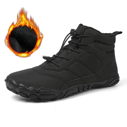 Winter Barefoot Boots Waterproof Mens Sneakers Keep Warm Men Casual Shoes Anti-slip Snow Boots Plus Size 47 Zapatos Para Hombres