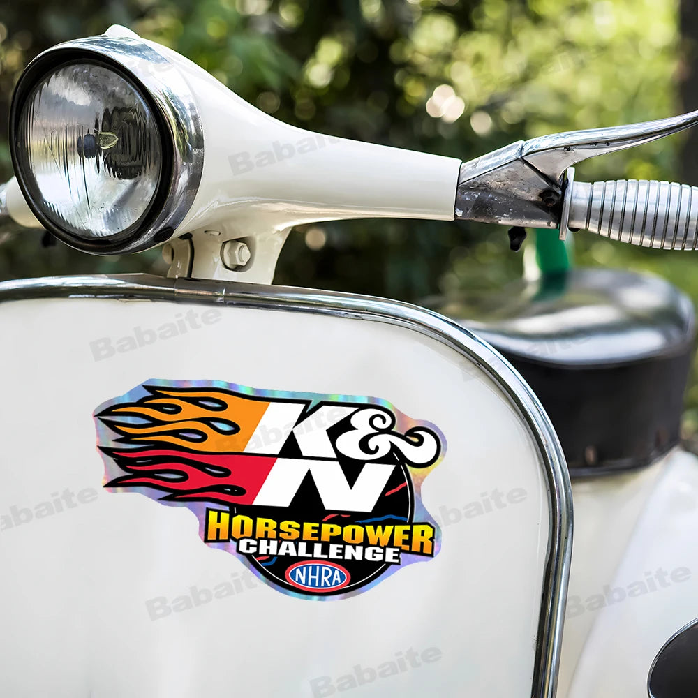 K & N Personality Stickers Moto Sticker Auto Body Bumper Windows Motorcycle Laptop Walls Vinyl Decal Car Tuning Accessories
