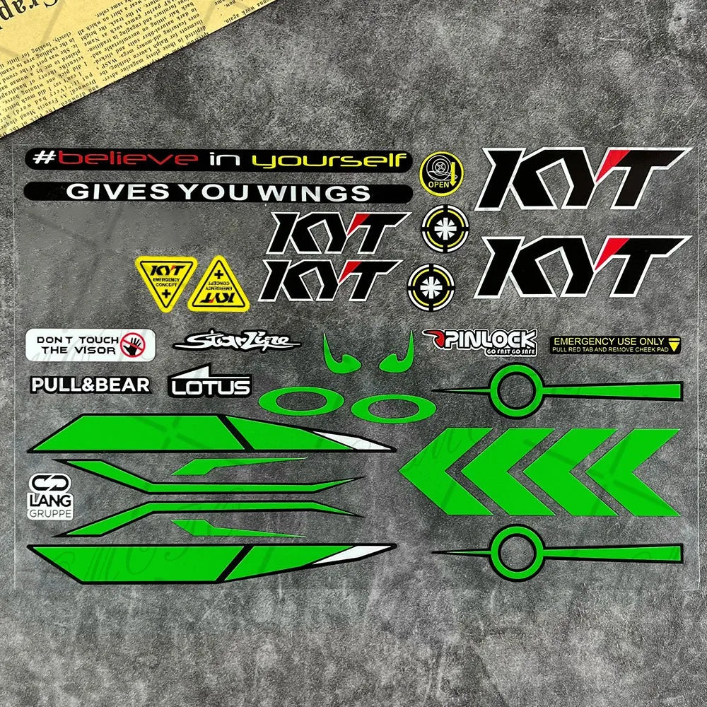 Refelctive Helmet Sticker Visor Windshield Glass Lens WatertightDecals Racing Motorcycle Accessories Car Bike For SHOEIs HJC KYT