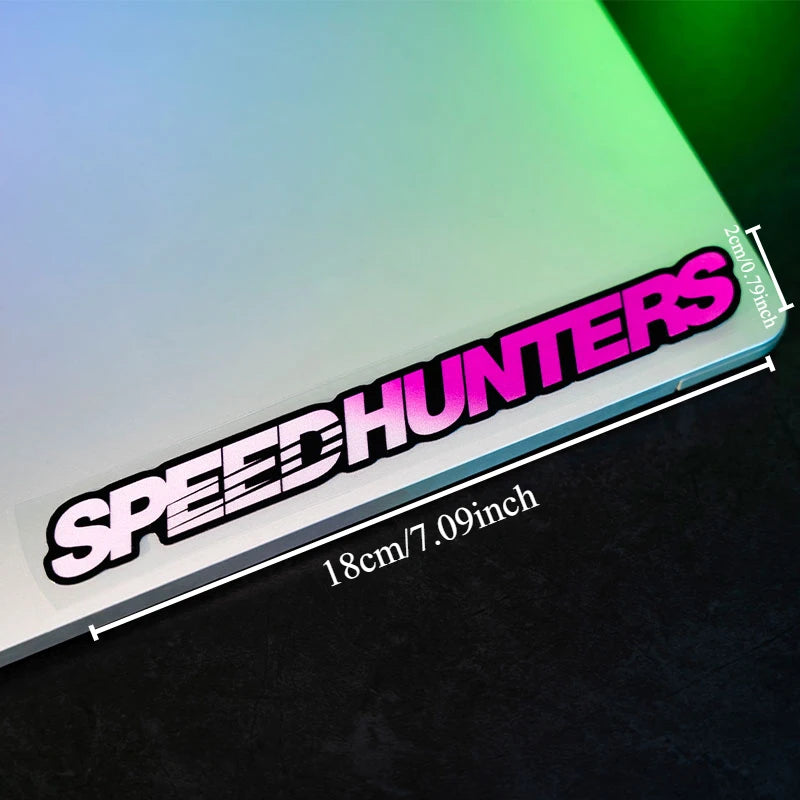 1PC Speedhunters Motorcyle Stickers Waterproof for Motorbike Front Fairing Fuel Tank Electric Scooter Body Decals Decoration