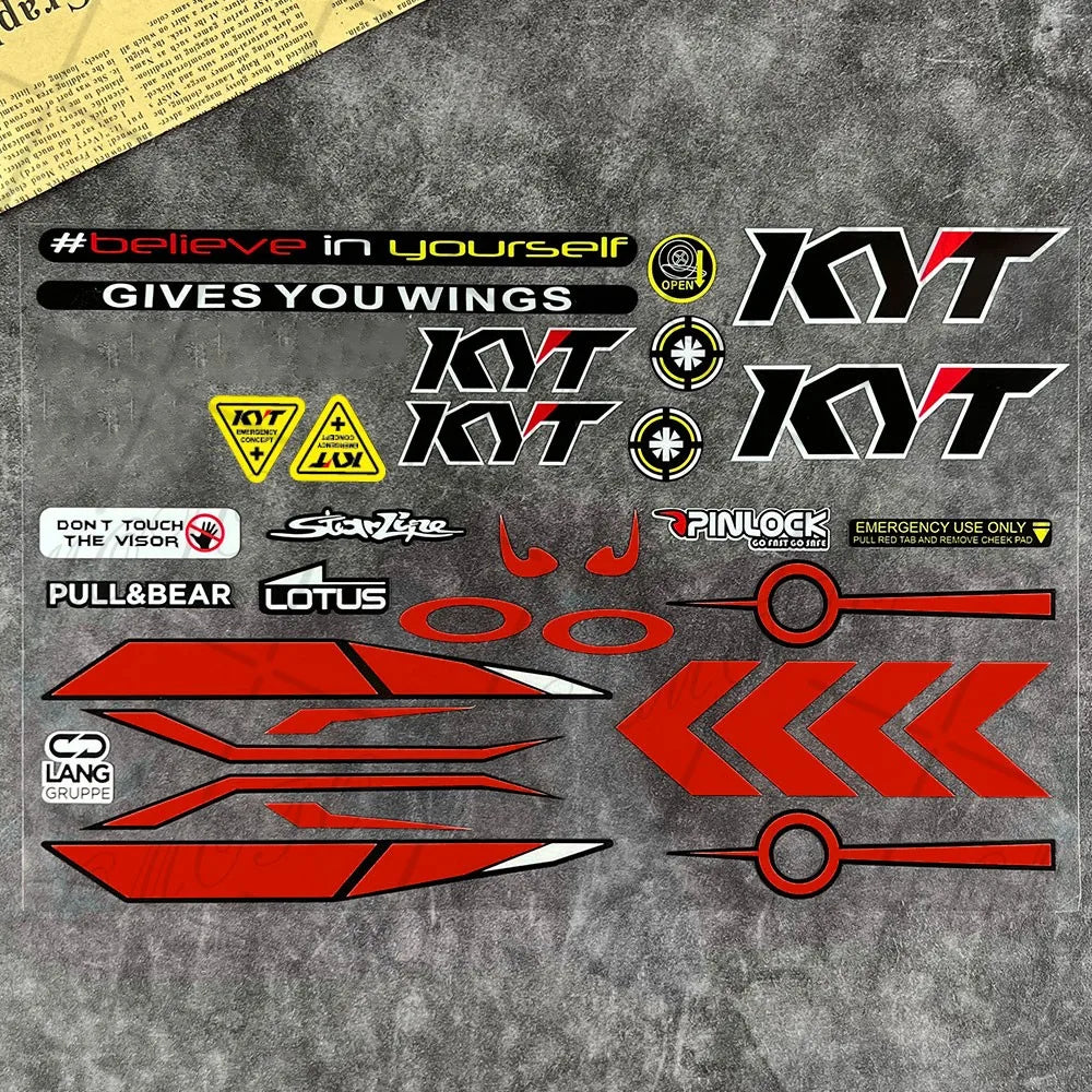 Refelctive Helmet Sticker Visor Windshield Glass Lens WatertightDecals Racing Motorcycle Accessories Car Bike For SHOEIs HJC KYT
