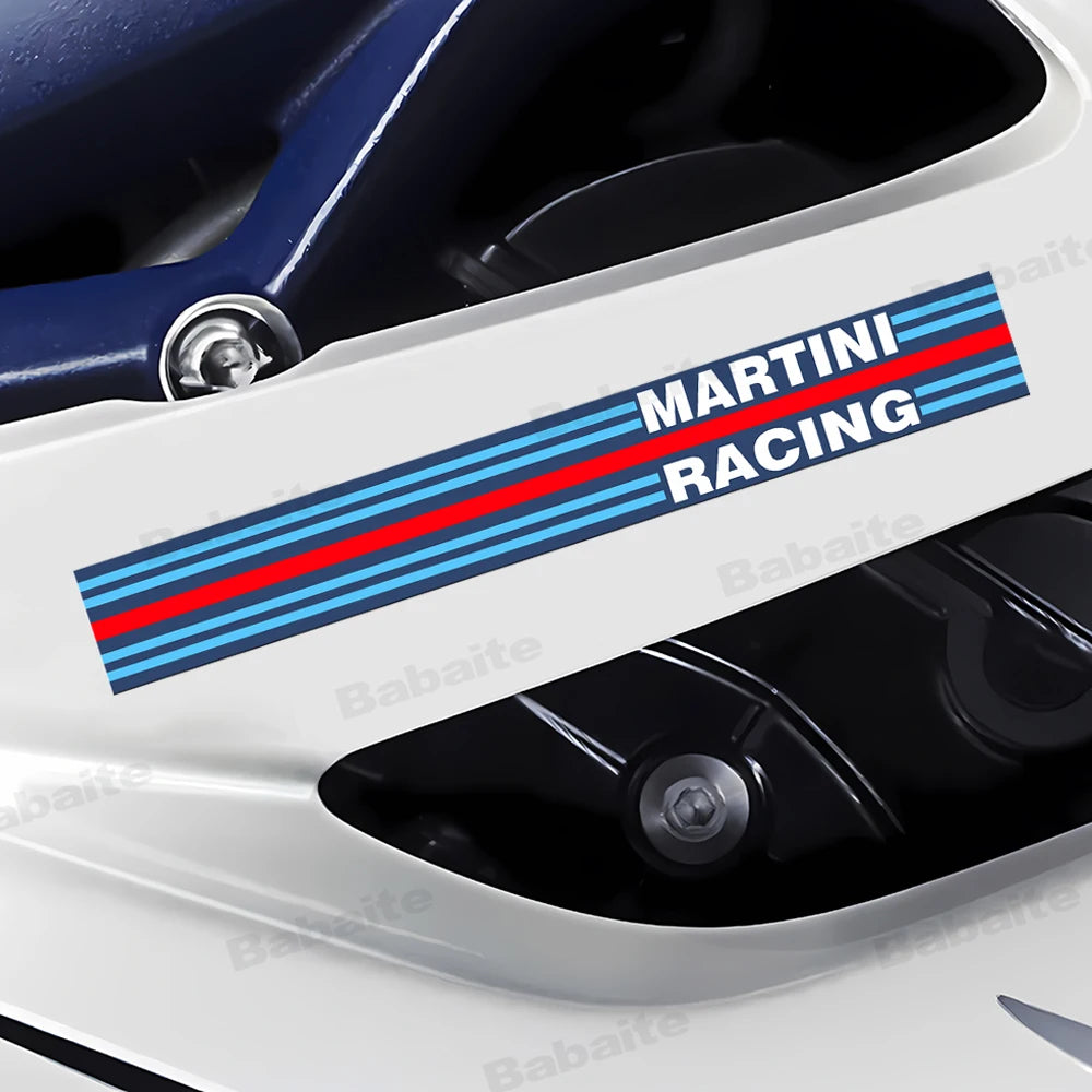 M-Martinis Racing Stickers Moto Sticker Auto Body Bumper Windows Motorcycle Laptop Walls Vinyl Decal Car Tuning Accessories
