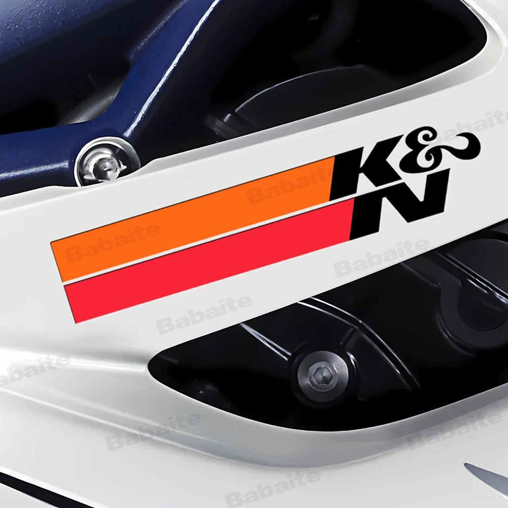 K & N Personality Stickers Moto Sticker Auto Body Bumper Windows Motorcycle Laptop Walls Vinyl Decal Car Tuning Accessories