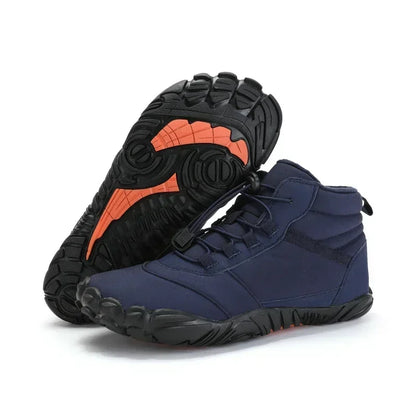 Winter Barefoot Boots Waterproof Mens Sneakers Keep Warm Men Casual Shoes Anti-slip Snow Boots Plus Size 47 Zapatos Para Hombres