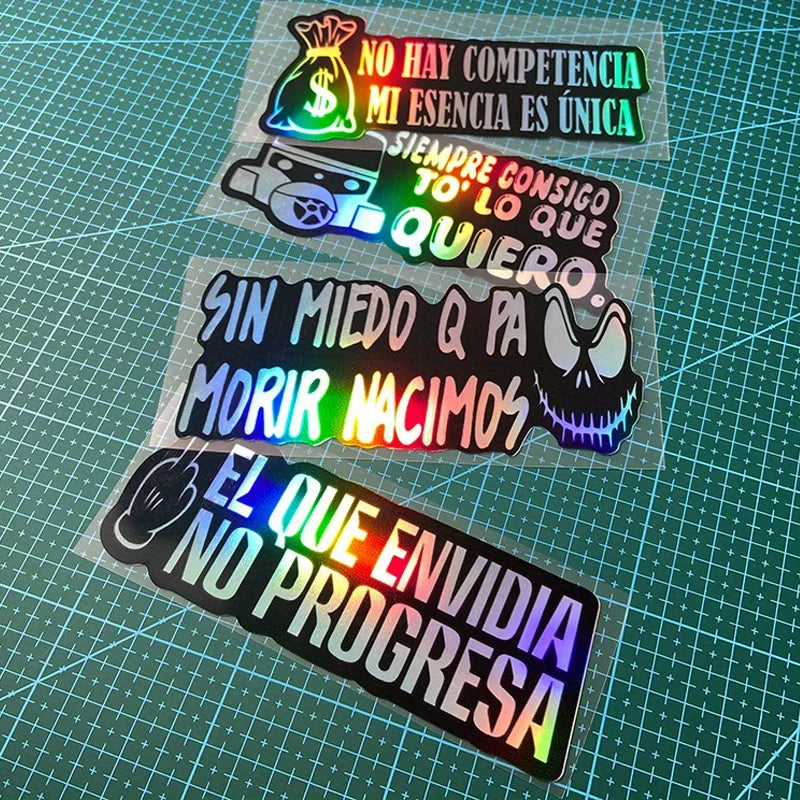 1PC Inspirational Motto Creative Waterproof Motorcycle Stickers for Motorbike Fuel Tank Fairing Scooter Laptop Vinyl Decals