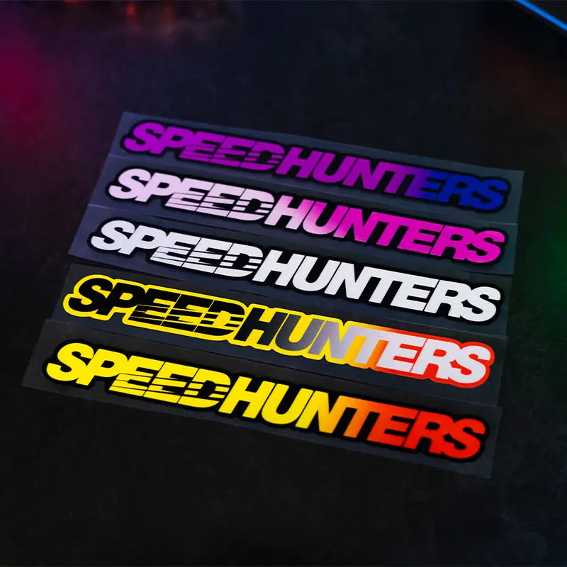 1PC Speedhunters Motorcyle Stickers Waterproof for Motorbike Front Fairing Fuel Tank Electric Scooter Body Decals Decoration