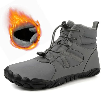 Winter Barefoot Boots Waterproof Mens Sneakers Keep Warm Men Casual Shoes Anti-slip Snow Boots Plus Size 47 Zapatos Para Hombres