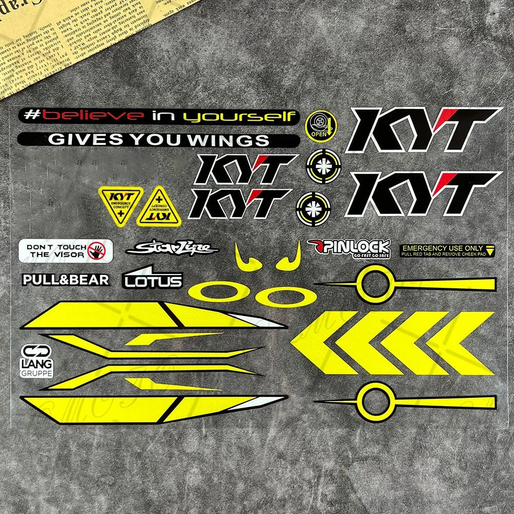 Refelctive Helmet Sticker Visor Windshield Glass Lens WatertightDecals Racing Motorcycle Accessories Car Bike For SHOEIs HJC KYT