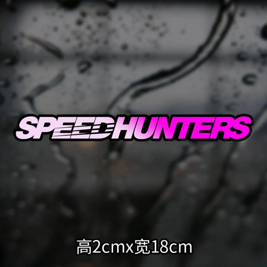 1PC Speedhunters Motorcyle Stickers Waterproof for Motorbike Front Fairing Fuel Tank Electric Scooter Body Decals Decoration