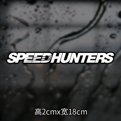 1PC Speedhunters Motorcyle Stickers Waterproof for Motorbike Front Fairing Fuel Tank Electric Scooter Body Decals Decoration